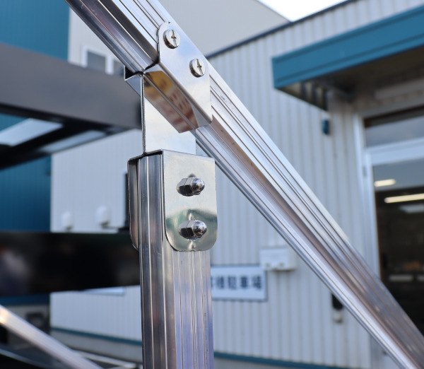 ミニステップ4段用900タイプ-手すり付き